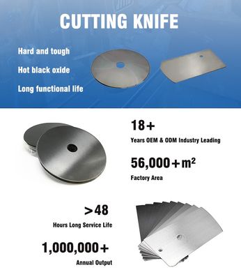 Stainless Steel Circular Blade 100x15x0.3 mm Sharp Smooth Surface Cigarette Machine Knife for High Speed Cutting