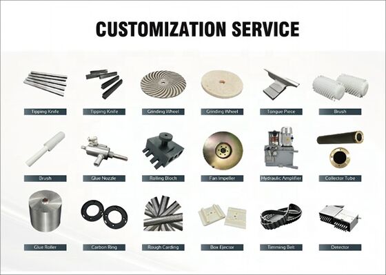 Loosen End Empty Filter Rod Detector Test for Kingsize Cigarette 7.8x84mm