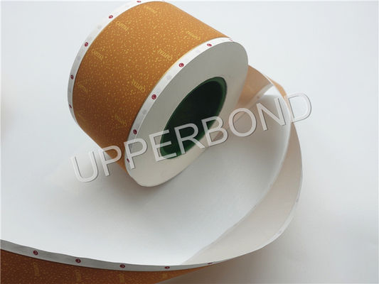 White Base Paper Yellow Cork Tipping Paper For Ciagratte Packer