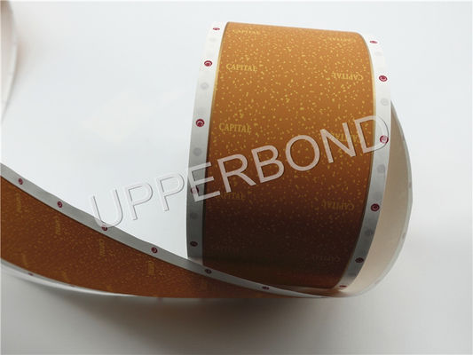 White Base Paper Yellow Cork Tipping Paper For Ciagratte Packer